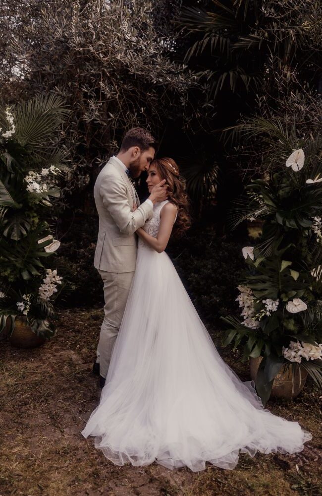 Brautpaar Tropische Hochzeit