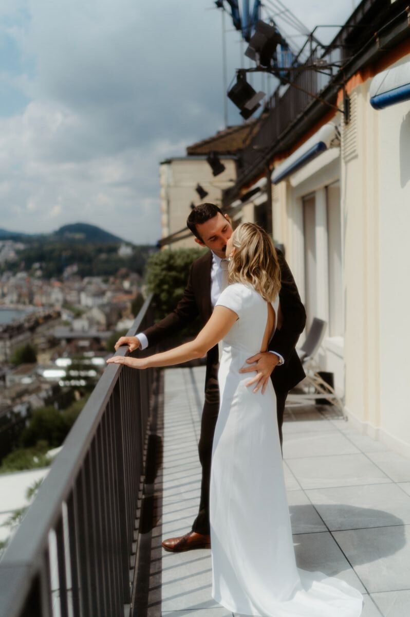 Paar vor der Hochzeit