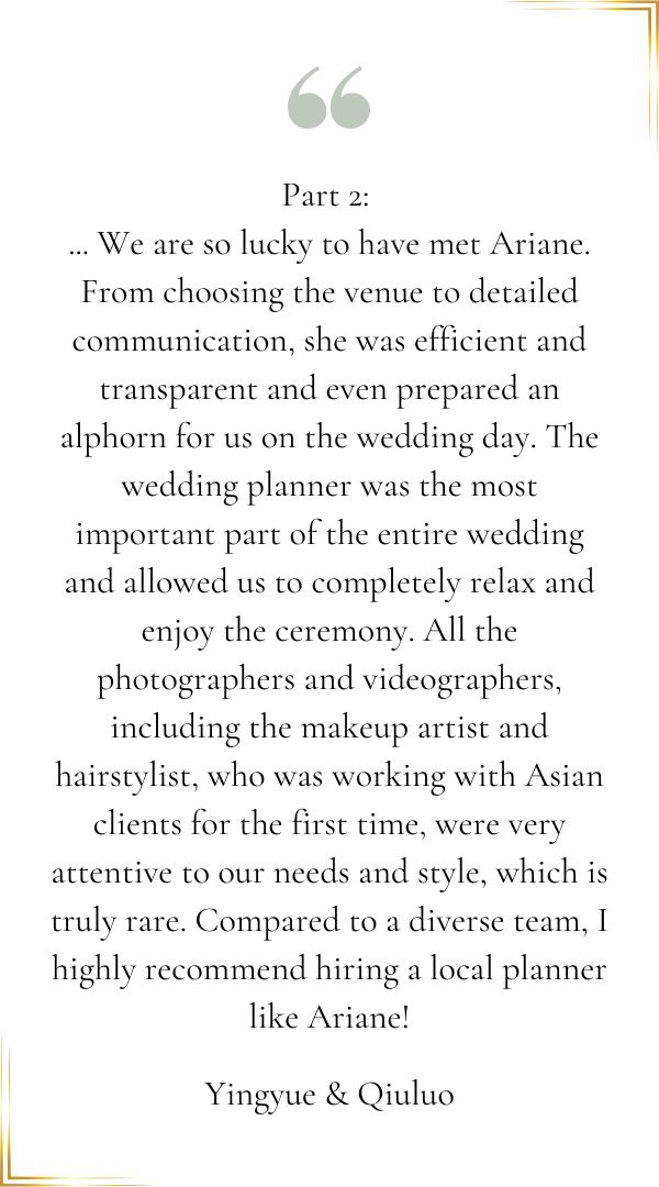 Review 6 Destination Wedding