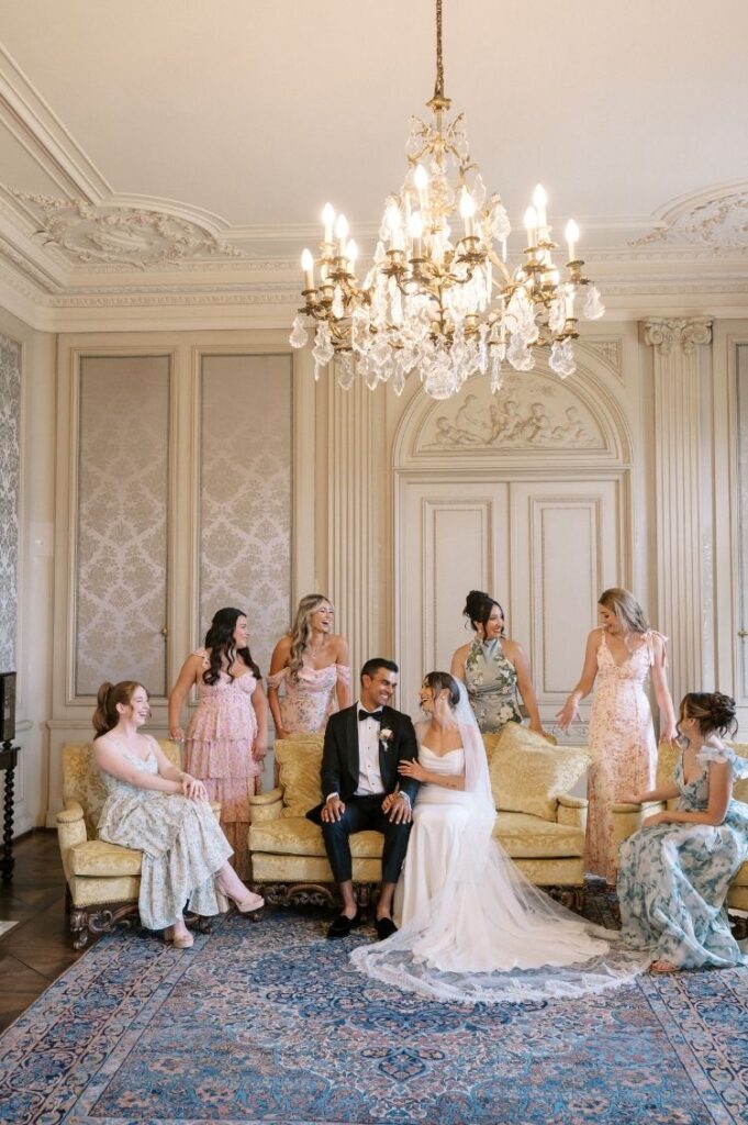 Shooting bridesmaids